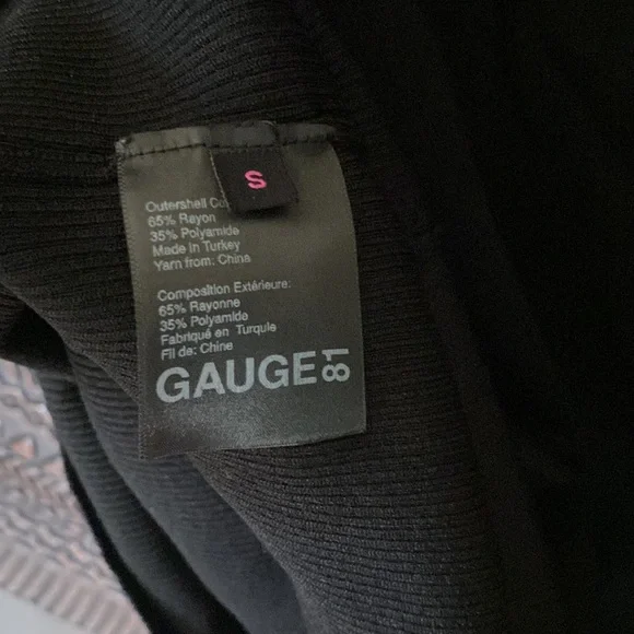 NEW Gauge81 Caesar black plunge neck midi dress small S - Picture 7 of 7